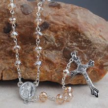 Crystal beads rosary